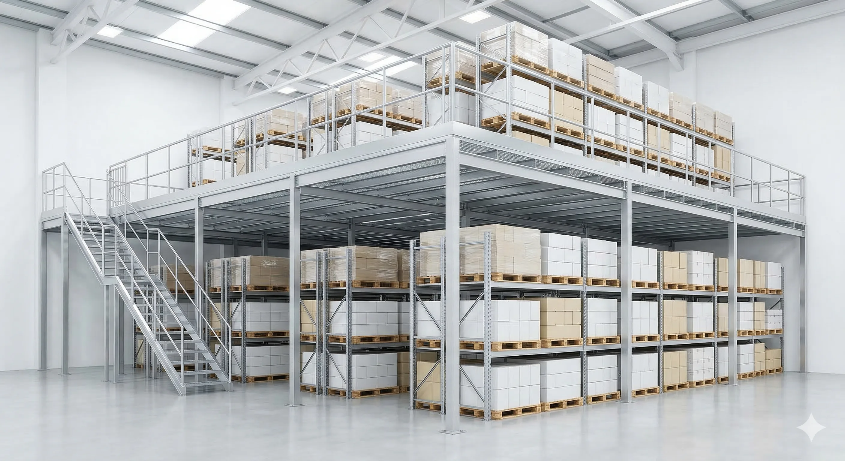 Mezzanines available from Chesapeake Pallet Racking in Chesapeake VA and Hampton Roads