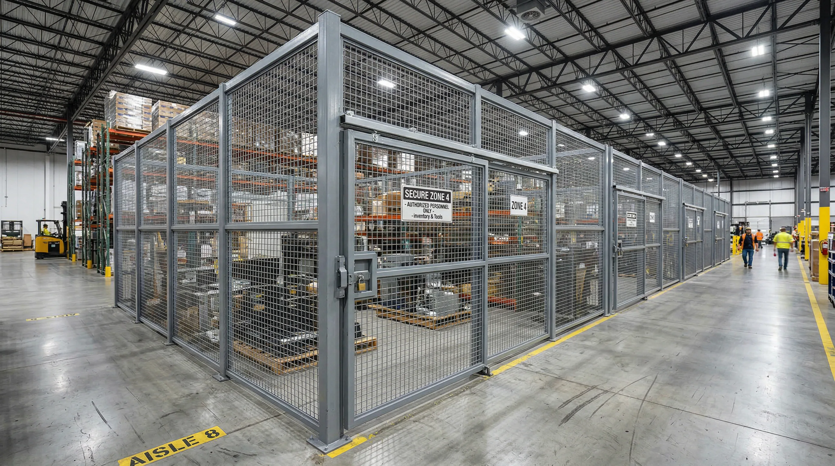 Partition Systems available from Chesapeake Pallet Racking in Chesapeake VA and Hampton Roads