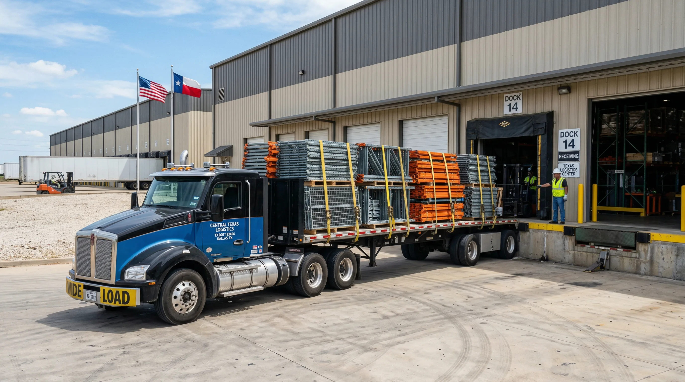 Pallet racking delivery and relocation services in the Hampton Roads metro